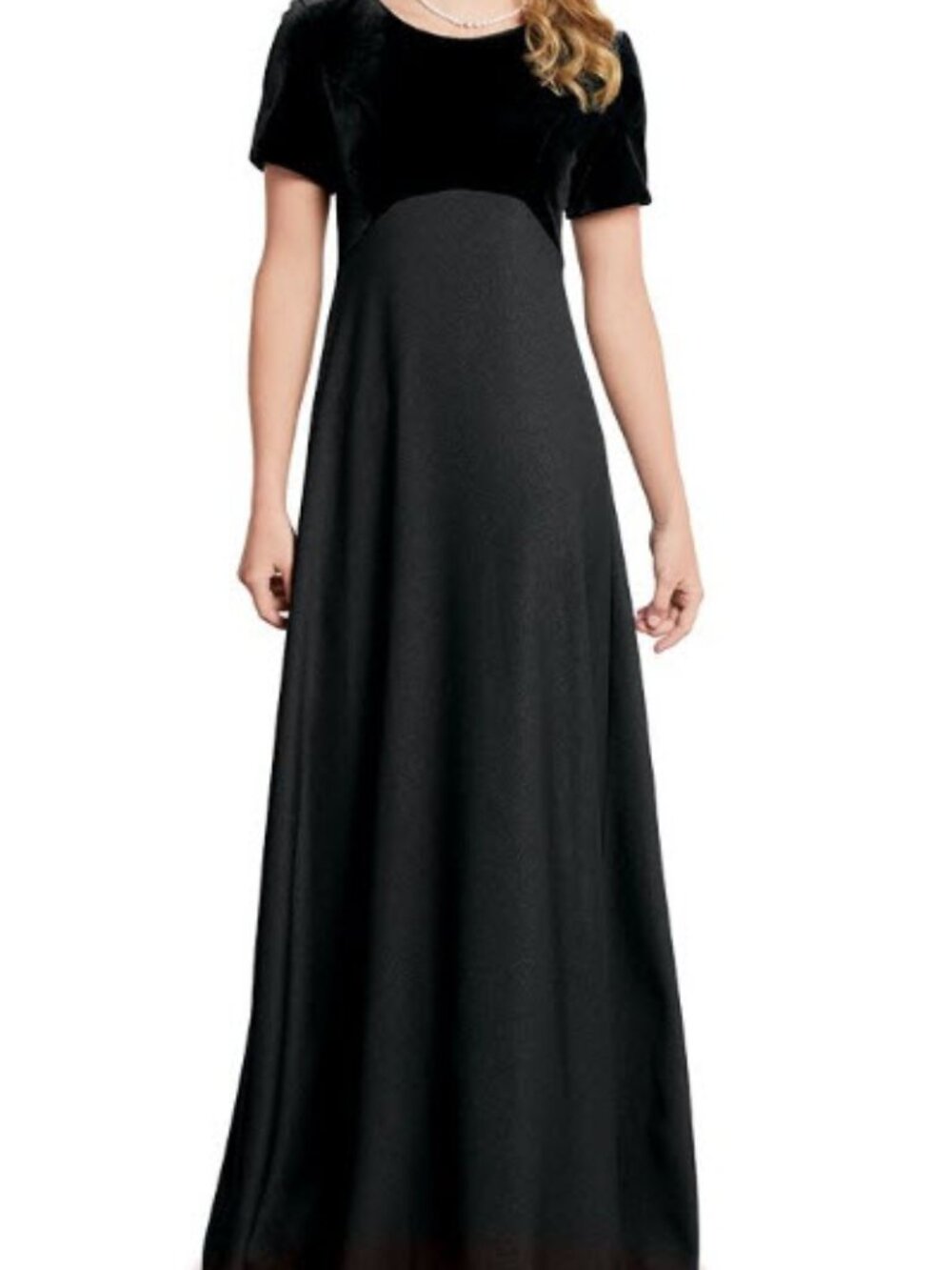 Southeastern Performance Apparel Concert Choir Long Dress Black - Small